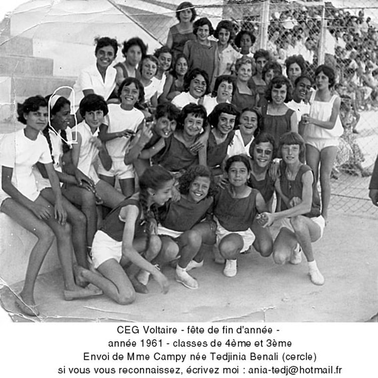 1961 - 4ième et 3ième - College voltaire