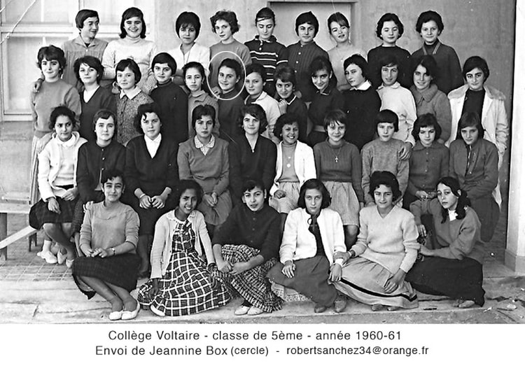 1961 - 5ème - College voltaire