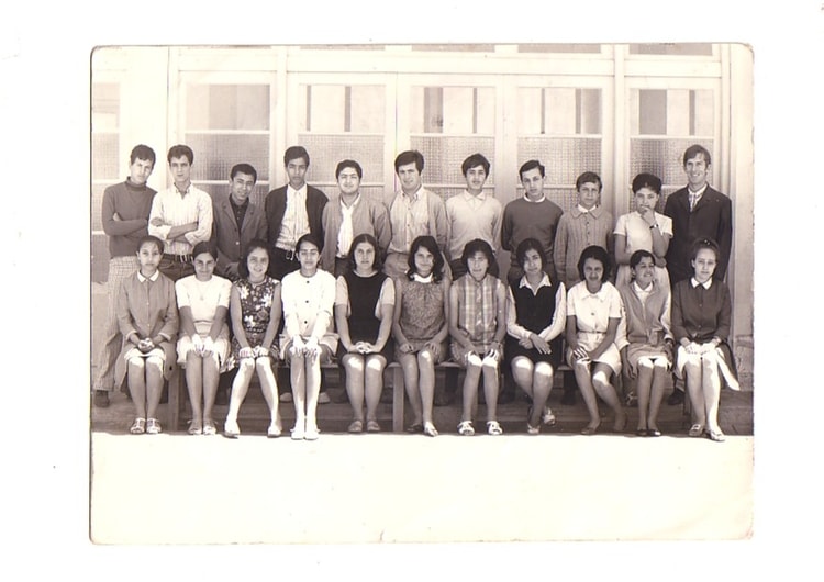 1968 - Classe de  3eme  scolarité 1967/68 - College voltaire