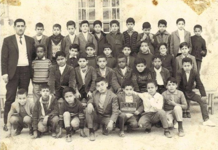 1970 - Classe d école CE 2 b - école sidi-abdellah