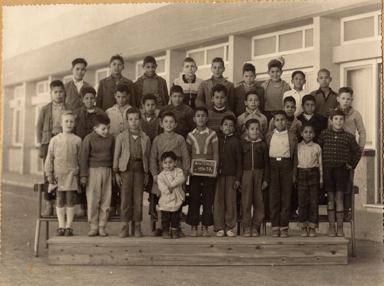 1957 - école de garçons Latrèche Laid ex. la nouvelle Ain Tedeles  - Ecole  latrèche laid ex.