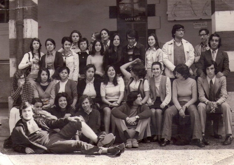 1972 - Classe Terminale  A - Lycée pasteur