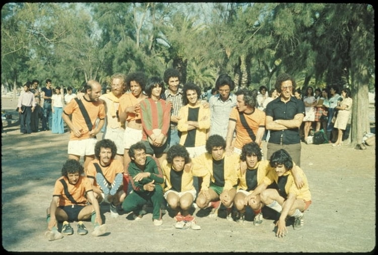1974 - Match de foot contre les profs - Université es-sénia