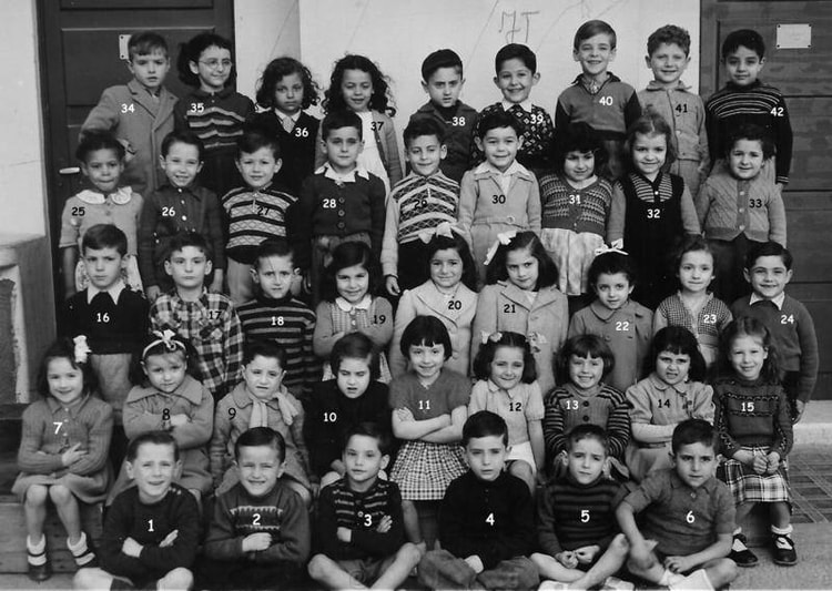 1952 - Maternelle ( mme COLONNA) - Ecole jules renard