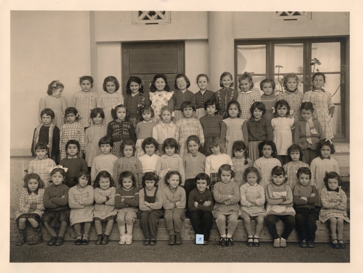 1953 - Cours préparatoire - Ecole jules renard
