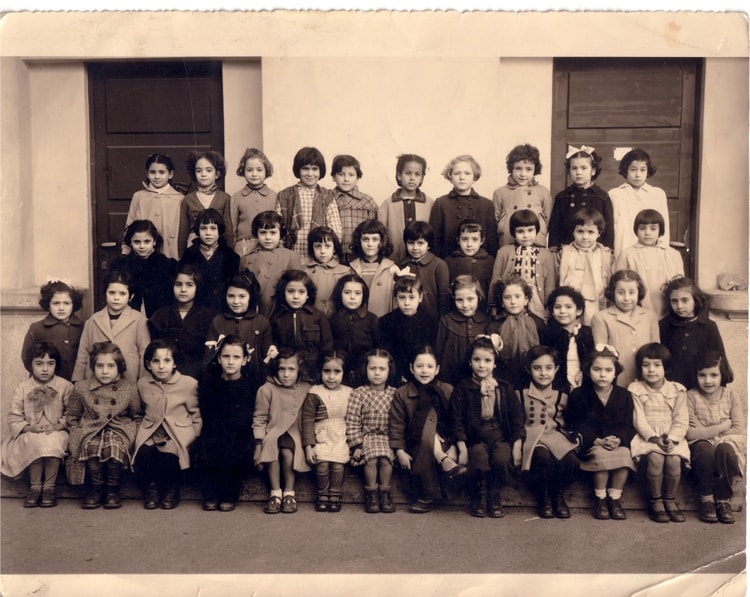 1953 - Cours préparatoire Mme COLONA - Ecole jules renard