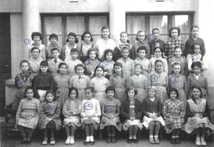 1954 - Cm2 de mlle OLLIER - Ecole jules renard