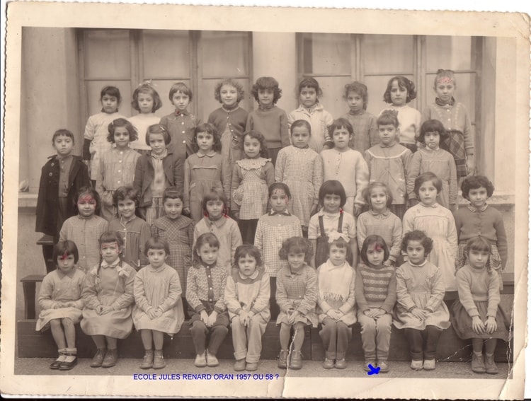 1958 - CP OU CE1 - Ecole jules renard