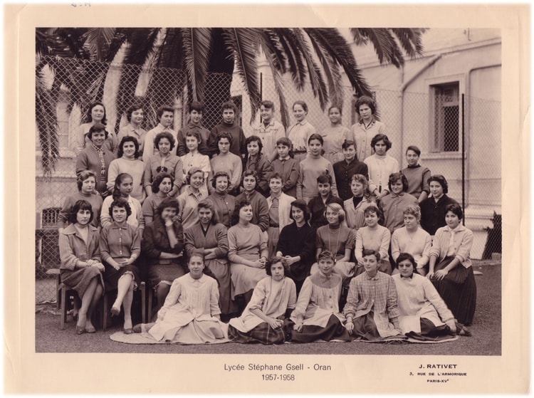 1958 - Seconde - Lycée stéphane gsell