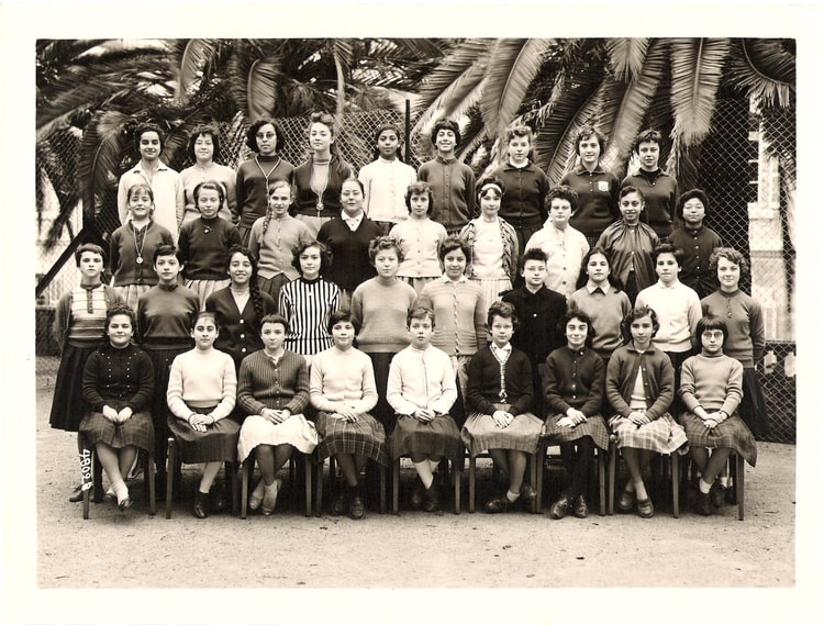 1958 - 5ème 1 - Lycée stéphane gsell