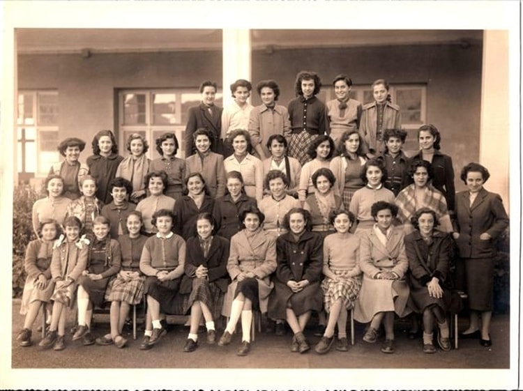 1953 - Classe de 5°4 - Collège moderne de jeunes filles ali chekkal
