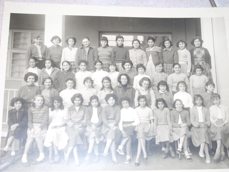 1955 - 6ème 9 - Collège moderne de jeunes filles ali chekkal