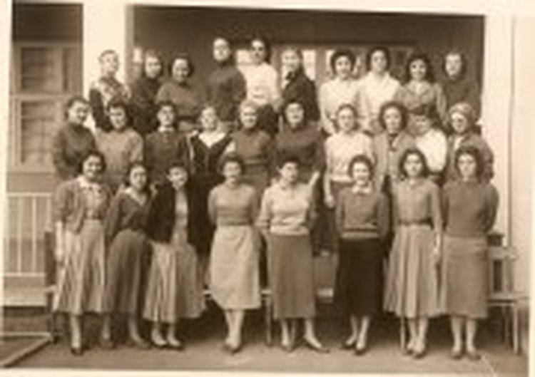 1956 - SECTION COMMERCIALE  2 ème année - Collège moderne de jeunes filles ali chekkal