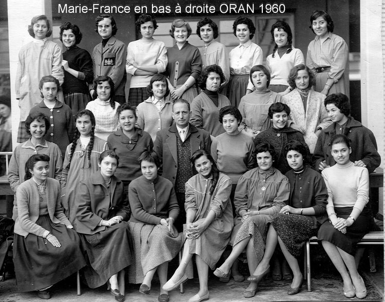 1957 - Première Moderne - Collège moderne de jeunes filles ali chekkal