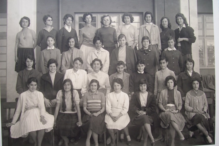 1959 - Classe de 4 ème 2 - Collège moderne de jeunes filles ali chekkal