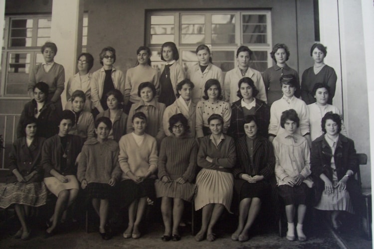 1960 - Classe de 3ème2 - Collège moderne de jeunes filles ali chekkal