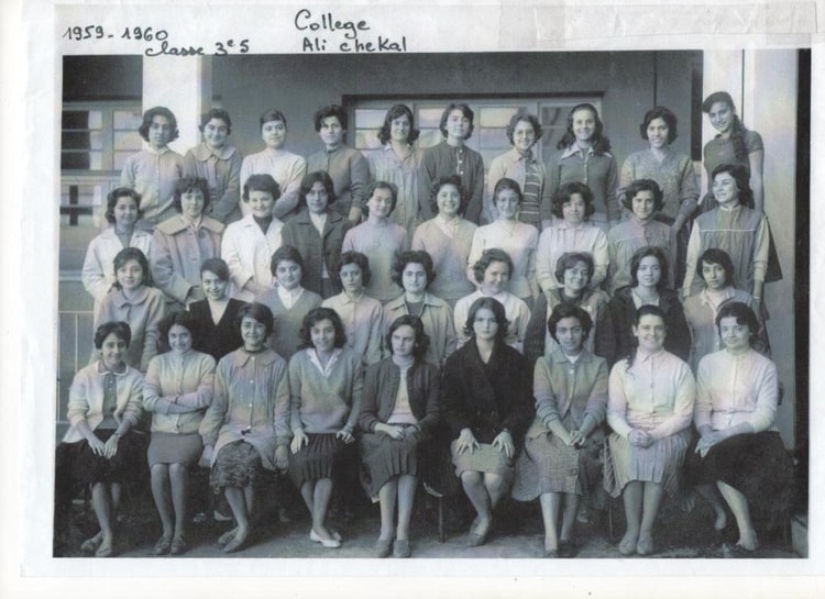 1960 - 3ème5 - Collège moderne de jeunes filles ali chekkal