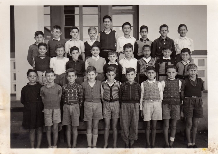 1950 - Classe de Mr Rico - Ecole de maraval