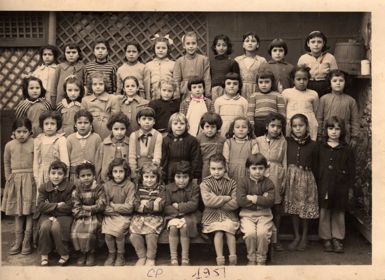 1955 - Chez Mme Pacaly - Ecole de maraval