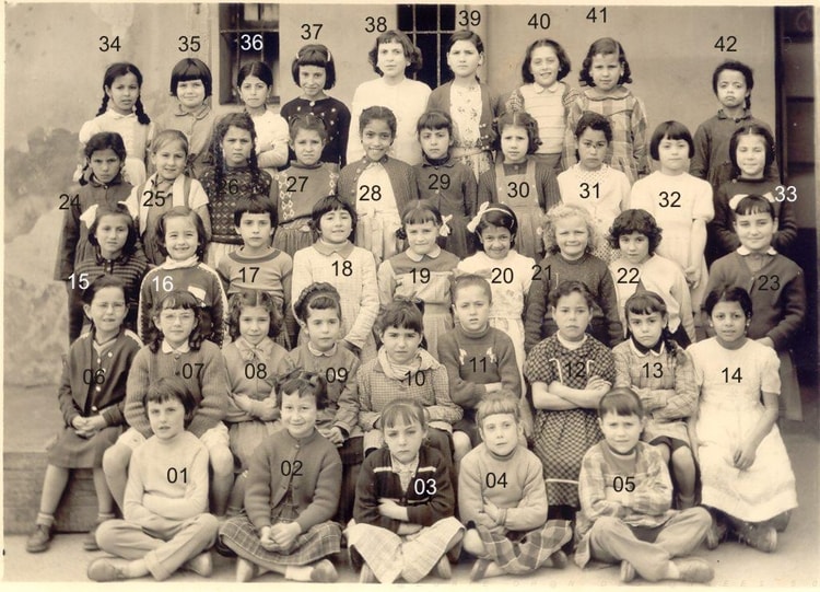 1957 - CE1 Maraval - Ecole de maraval