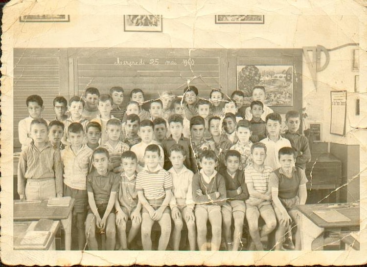 1960 - CM1 Mr LAPPRAND - Ecole de maraval