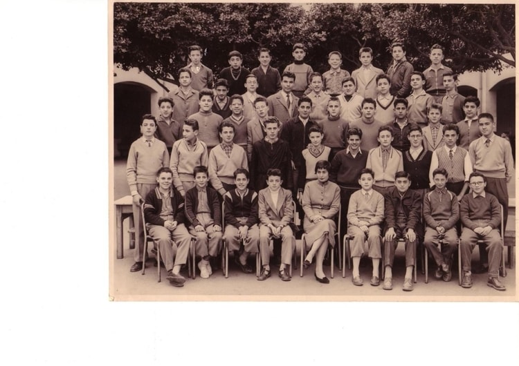 1955 - Classe de 4ième moderne - Cllege moderne ardaillon