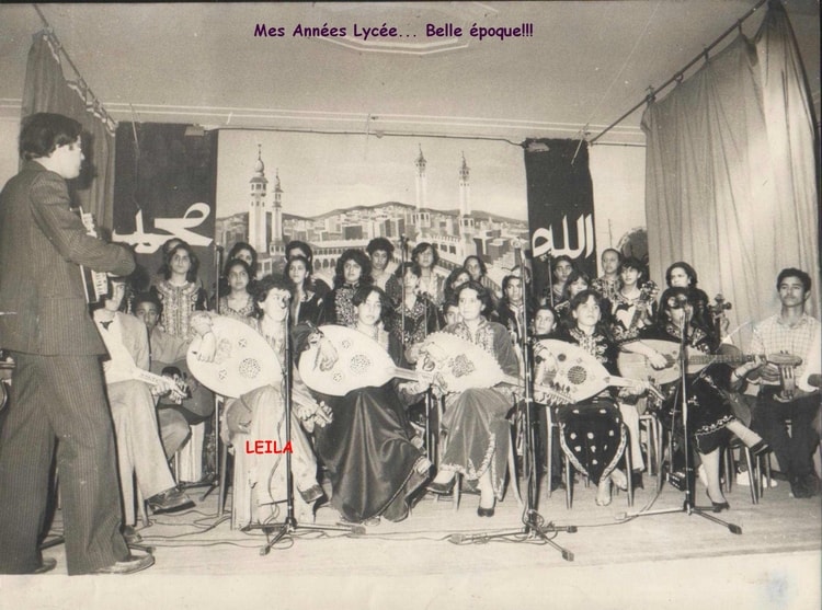 1984 - L'orchestre andalous du lycée - Lycee el hayet