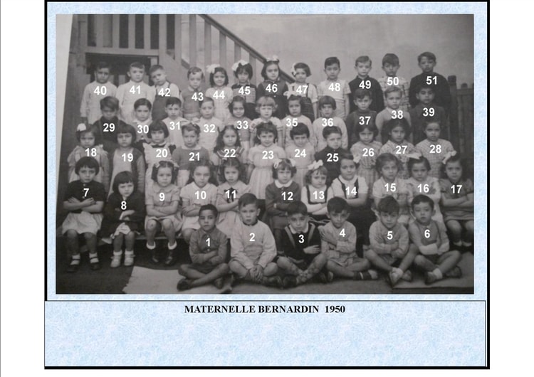 1950 - Ecole bernardin - Ecole lamoricière