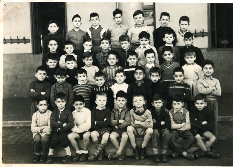1954 - Classe primaire - Ecole lamoricière