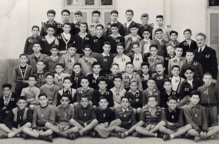 1952 - Dernière année certificat étude - Ecole primaire de delmonte
