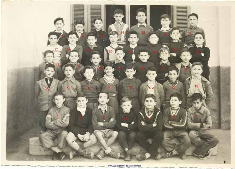 1953 - Cours moyen 1ème année - Ecole primaire de delmonte
