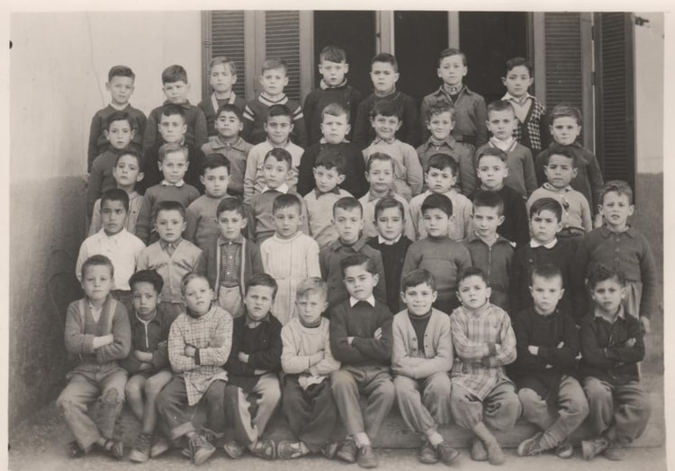 1957 - Cour élementaire 2ème annèe - Ecole primaire de delmonte