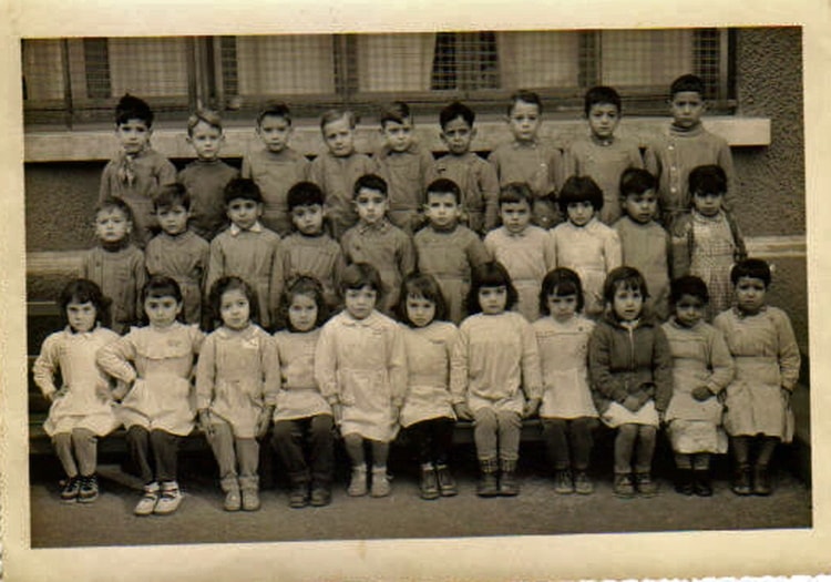 1956 - Classe maternelle - Ecole magnan filles