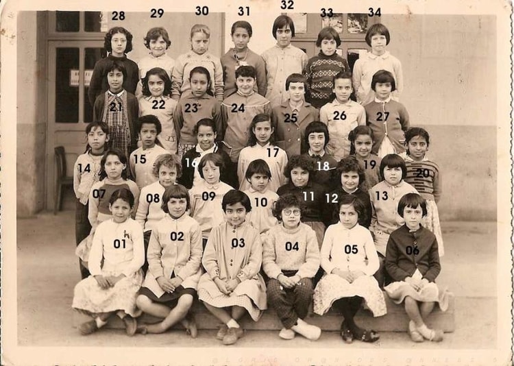 1959 - Coursèlèmentaire2ème annèe - Ecole magnan filles