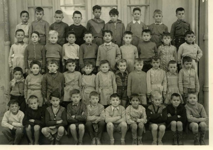 1957 - CM 1 ( ou CE 2 ? ) - Ecole saint hubert