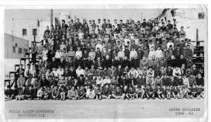 1960 - Ecole au complet - Ecole saint-augustin à bouisseville