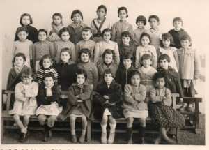 1957 - CP La Senia Année 1957/58 - Ecole mixte de la senia