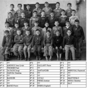 1955 - CM2 - Annexe de l'ecole normale