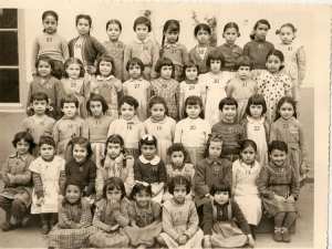 1953 - Ecole du musée 1953/1954  anne marie bignone (épouse le  boucher ) - Ecole de l'ancien musee