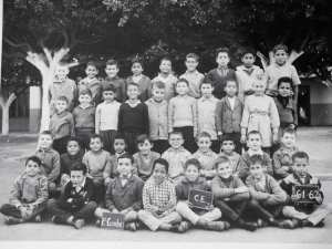 1961 - Pierre Combe -C.E.2 - 1961 / 1962 - Ecole pierre combe