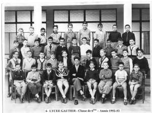 1952 - 6ème - Lycée gautier