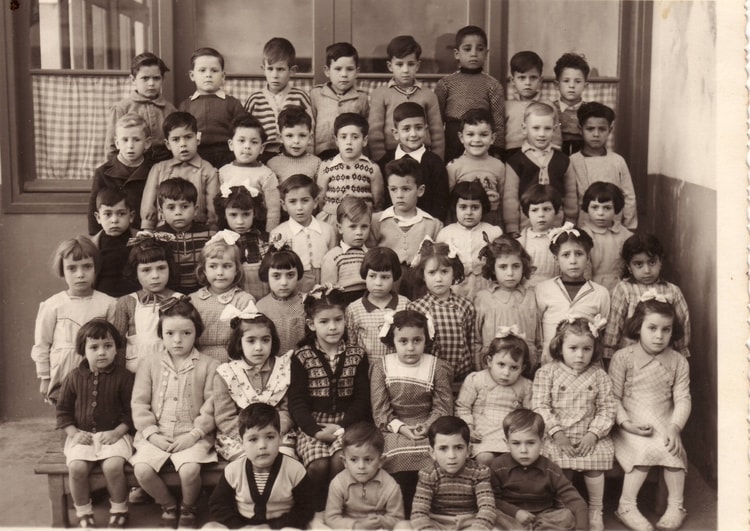 1951 - Derniere classe de Maternelle - Ecole paul doumer