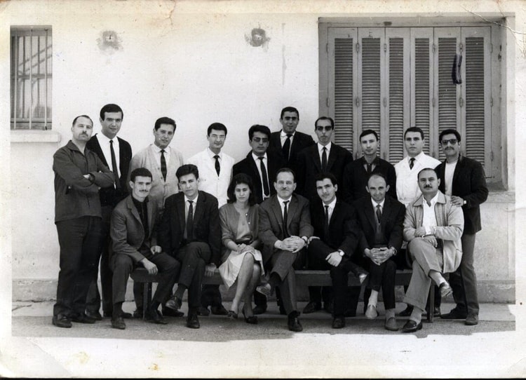 1963 - Photo des instituteurs de l'école Paul Doumer Oran  - Ecole paul doumer