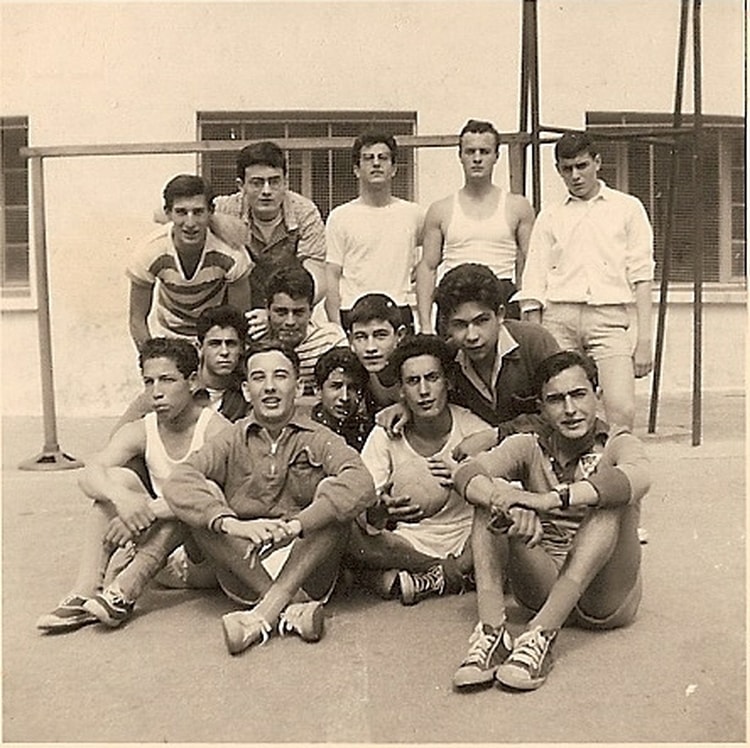 1959 - Quelques élèves de deuxième année - Ecole normale oran