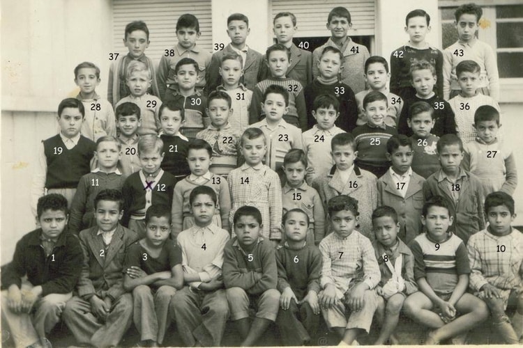 1953 - Classe des garçons - Ecole jean zé