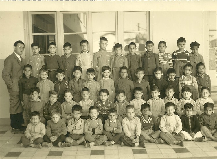 1956 - CP Ecole Magnan  Oran 1956.1957 - Ecole de garcons magnan