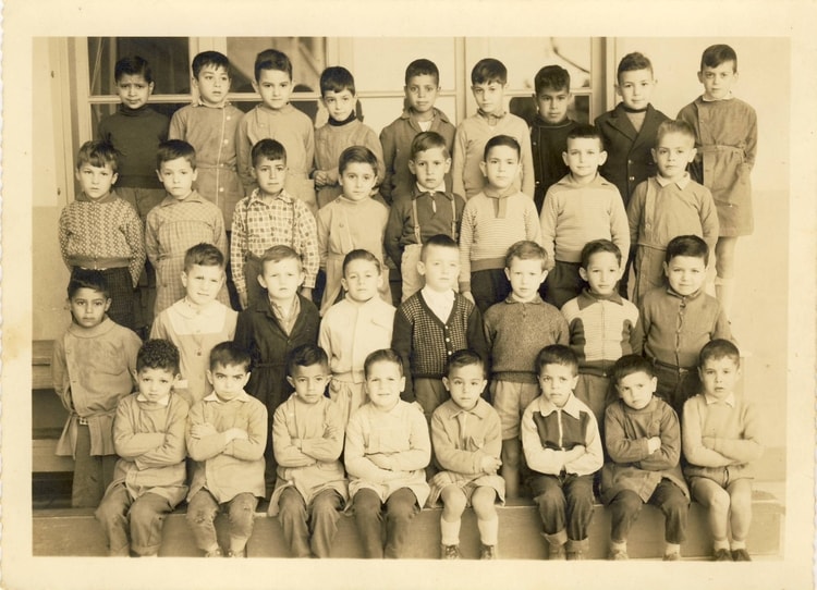 1958 - CP - Ecole de garcons magnan