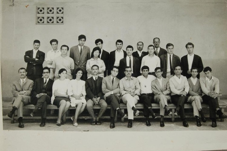 1966 - Corps enseignant de l'école Magnan (Oran Boulanger)  - Ecole de garcons magnan