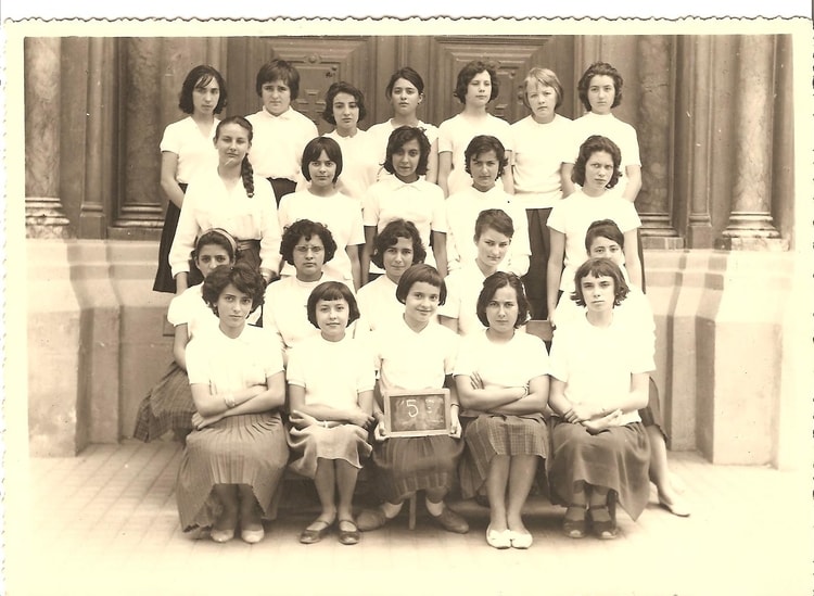 1959 - 5 ème - Pensionnat religieux des soeurs trinitaires