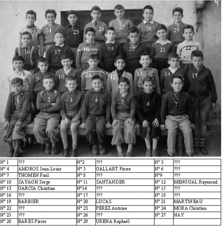 1955 - CM2 - Annexe de l'ecole normale